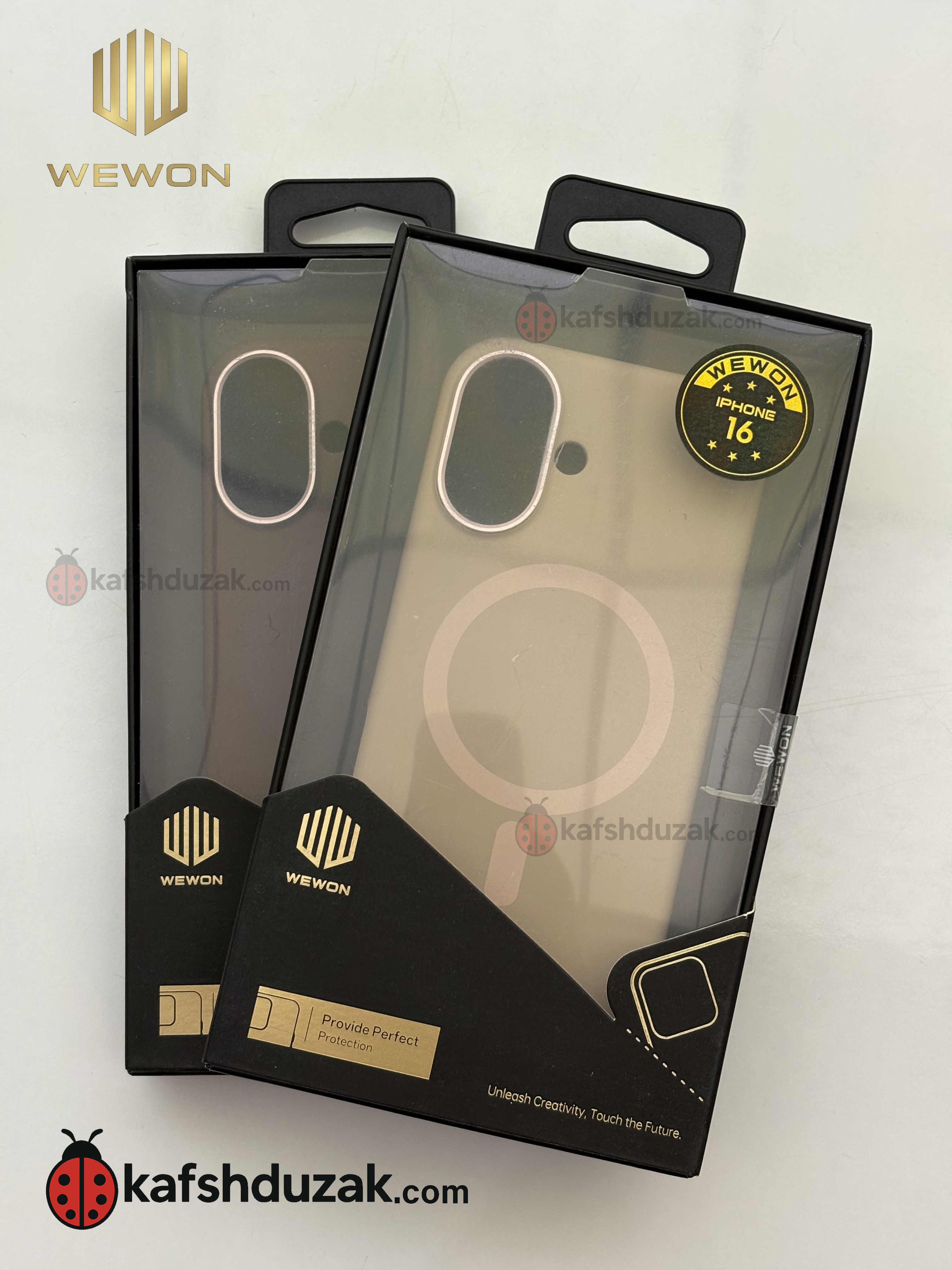 کاور سیلیکونی اورجینال آیفون 16 نرمال برند WEWON با قابلیت مگ سیف