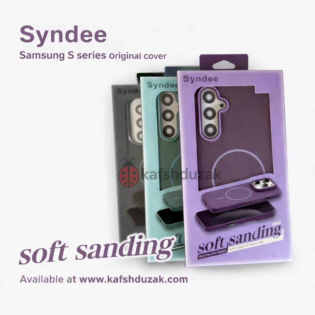 کاور اورجینال گوشی سامسونگ S23 FE با قابلیت مگ سیف برند Syndee
