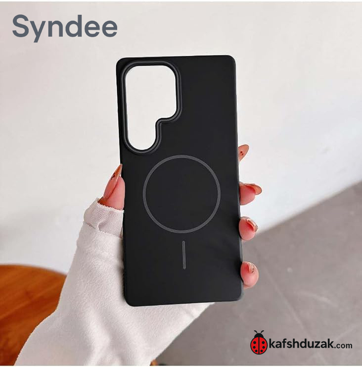 کاور اورجینال بسیار نازک syndee  مناسب SAMSUNG S24 ultra  با قابلیت مگ سیف