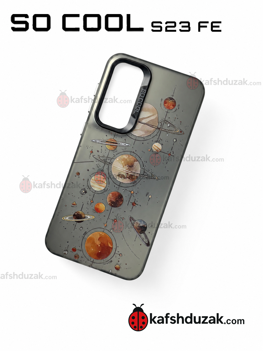 قاب گوشی Samsung Galaxy S23 FE  برند So Cool طرح کهکشان | محافظ دوربین و طراحی فضایی
