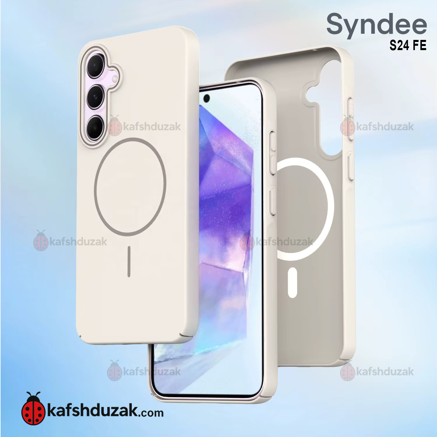 کاور گوشی سامسونگ S24 FE با قابلیت مگ سیف برند Syndee